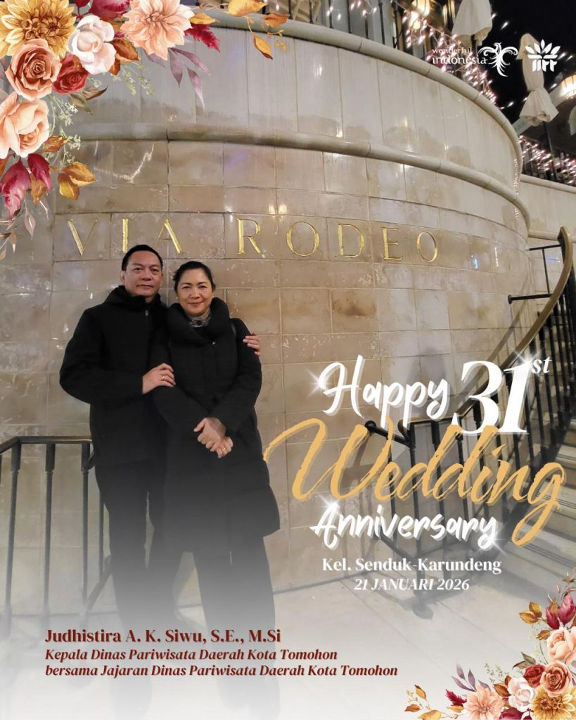 Happy Wedding Anniversary Kel. Senduk- Karundeng